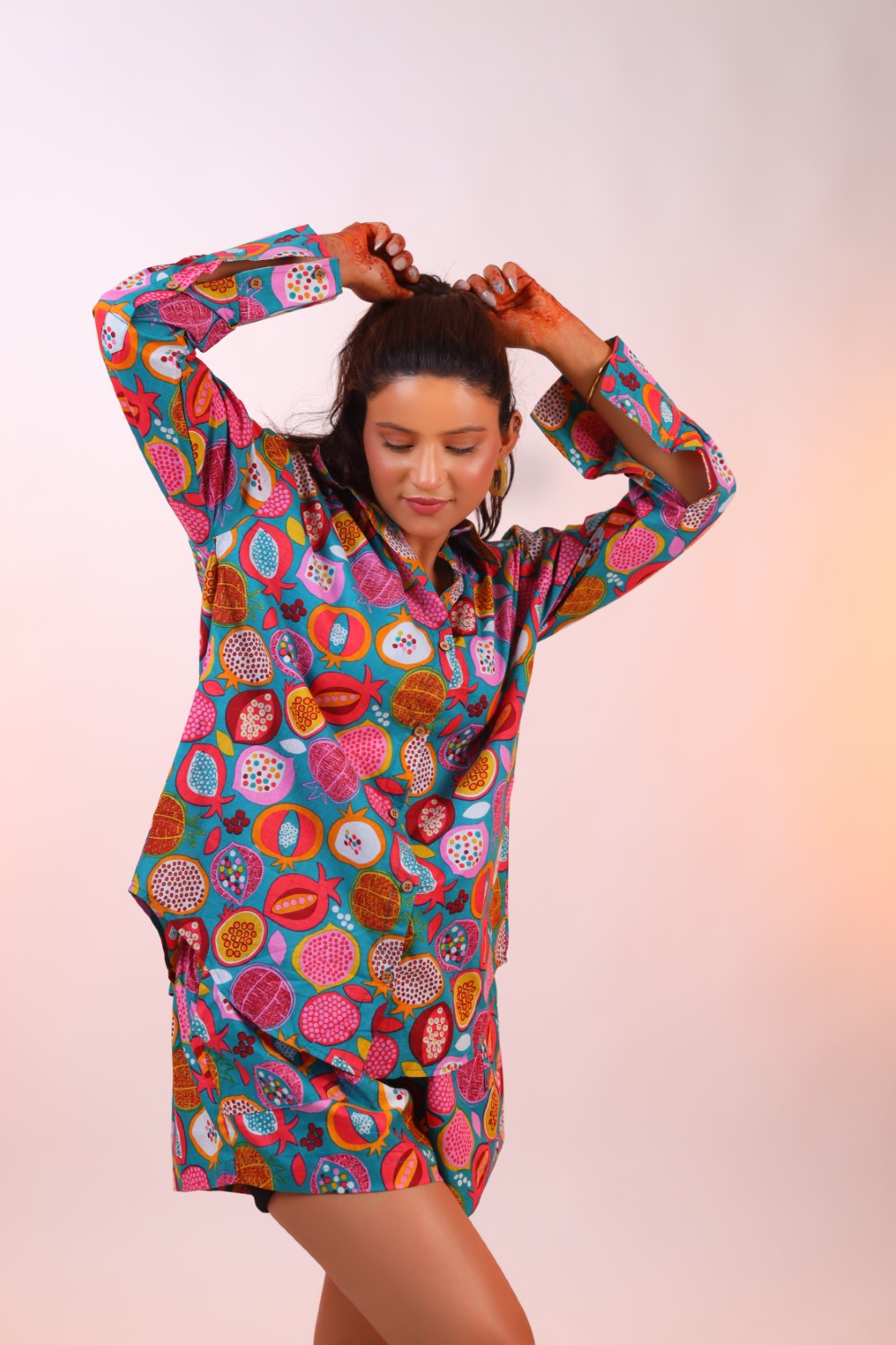 Crimson pop co-ord set