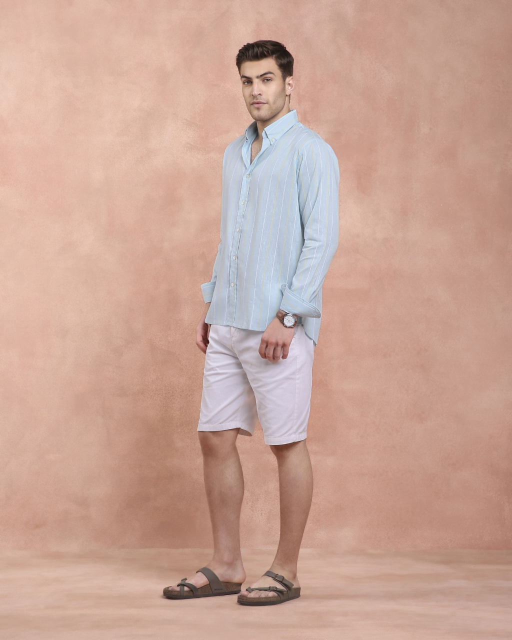 SkyBlue Stripe Shirt