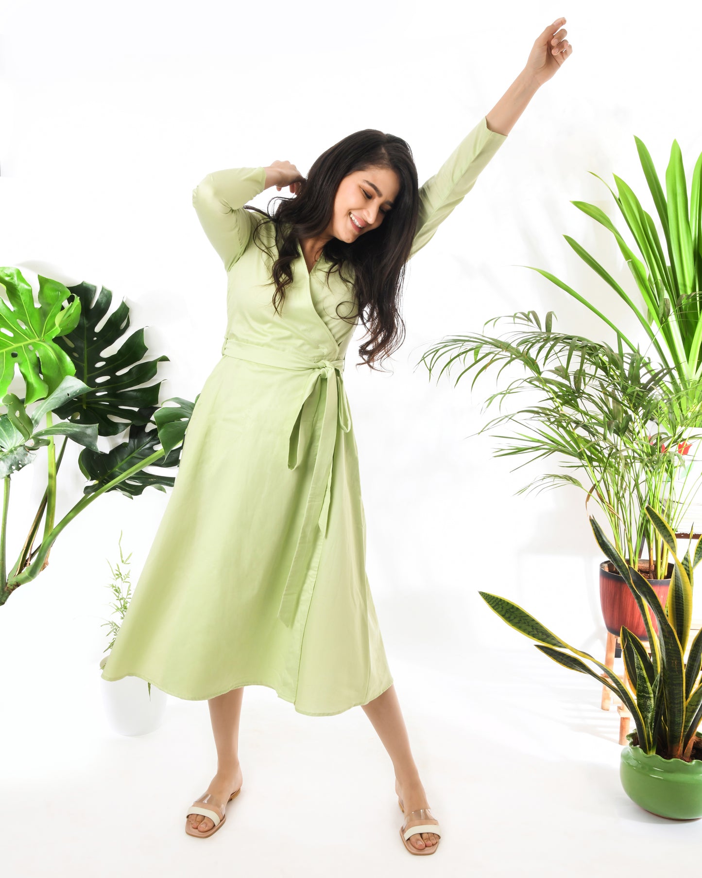 Midori Overlap Dress
