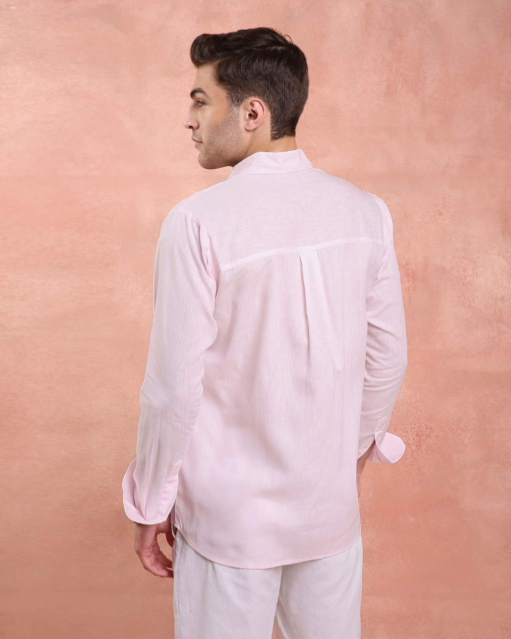 Pink Linen Shirt