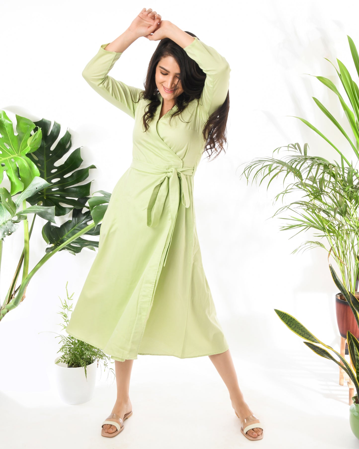 Midori Overlap Dress