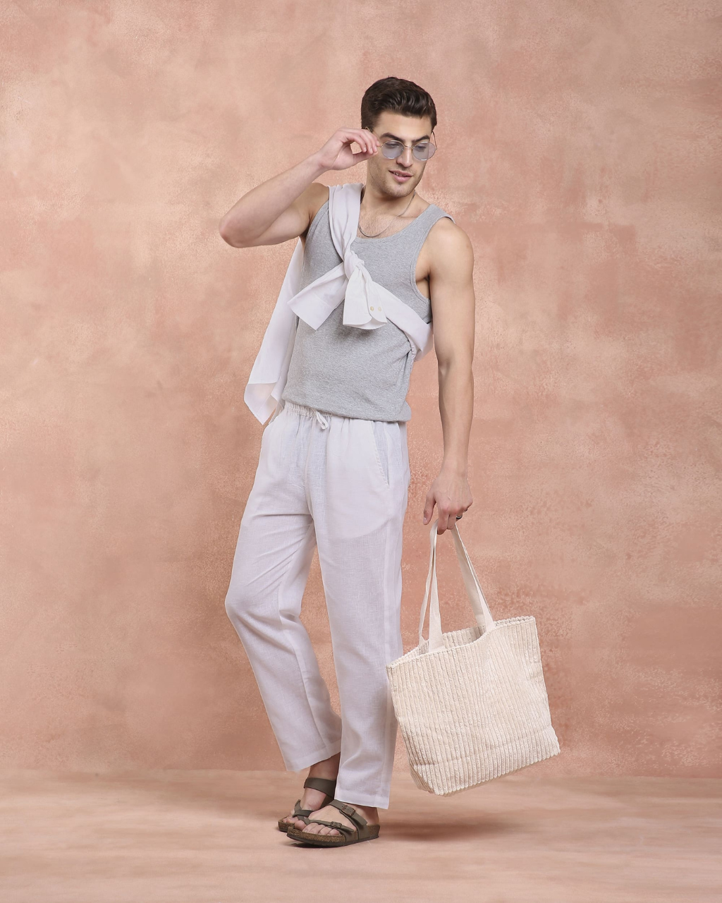 White Linen Pants