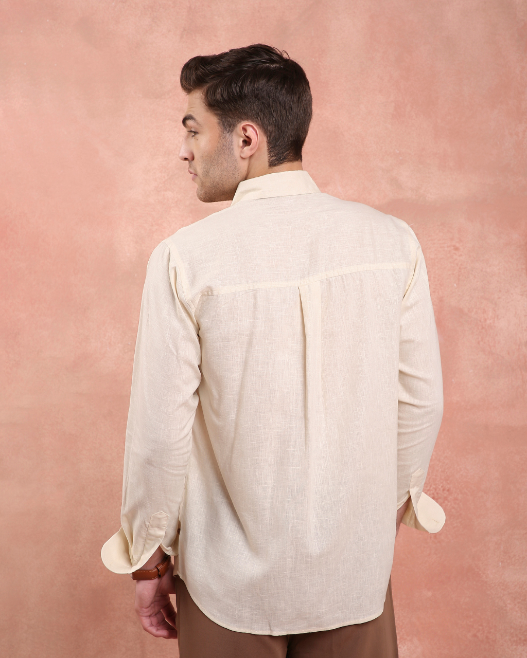 Butter Yellow Linen Shirt