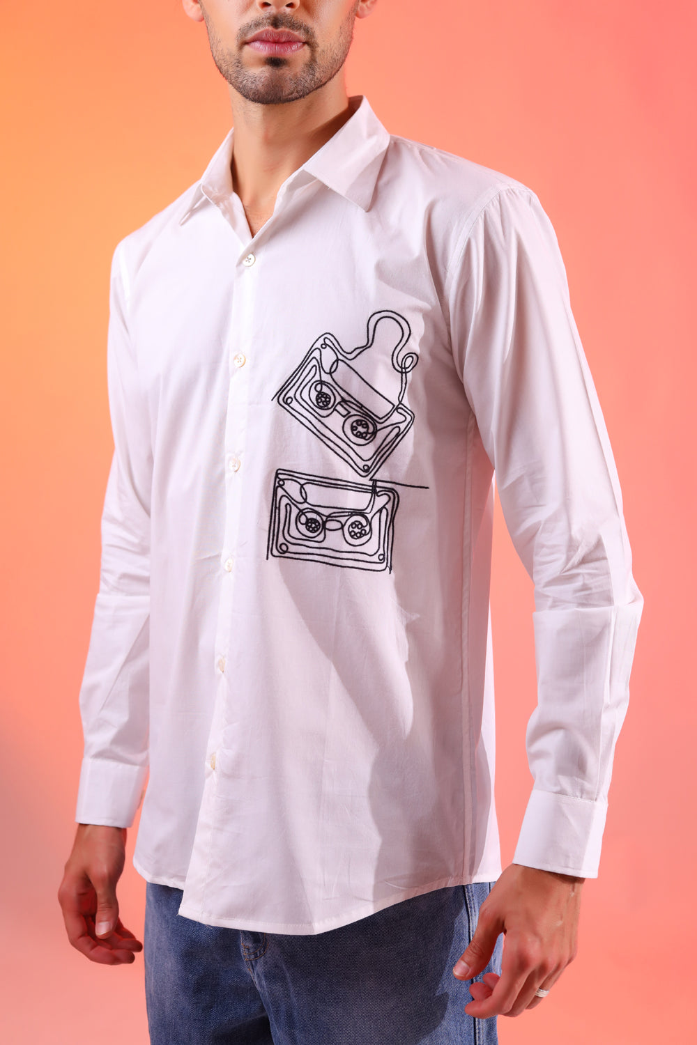 90s nostalgic white