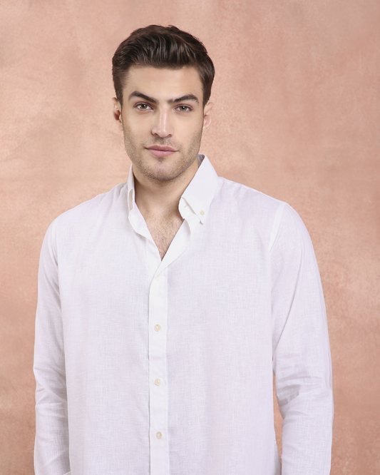 White Linen Shirt