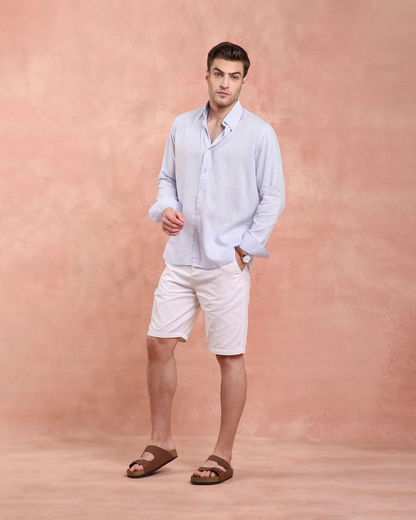 Blue Linen Shirt