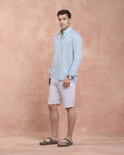 SkyBlue Stripe Shirt