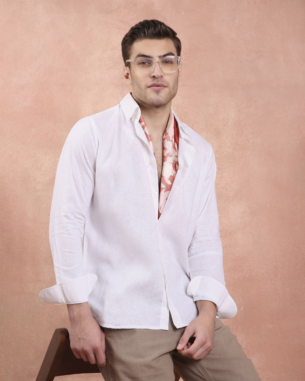 White Linen Shirt