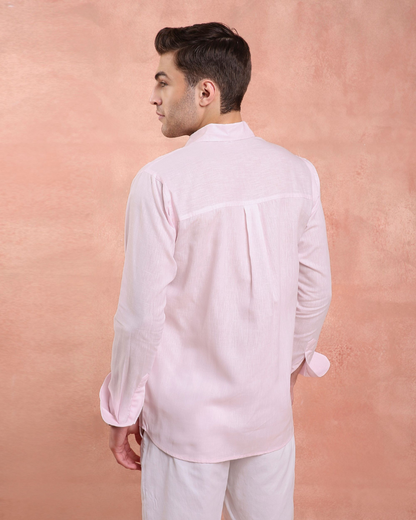 Pink Linen Shirt