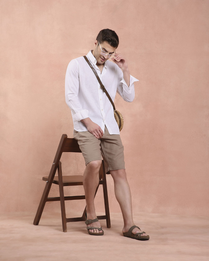 White Linen Shirt