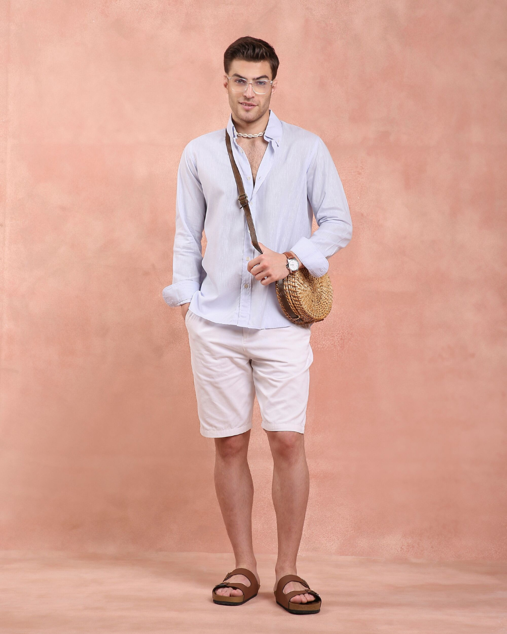 Blue Linen Shirt