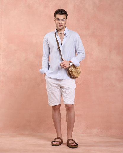 Blue Linen Shirt