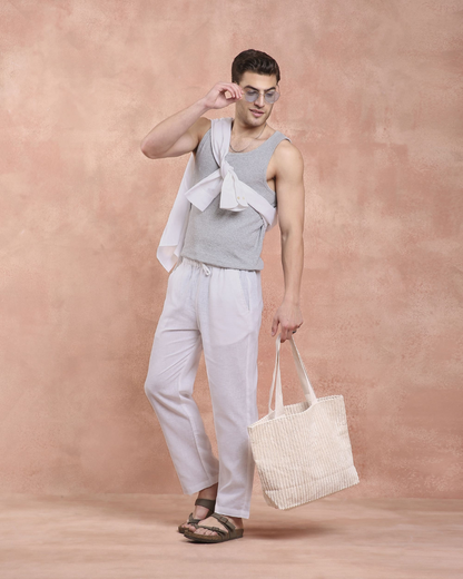 White Linen Pants