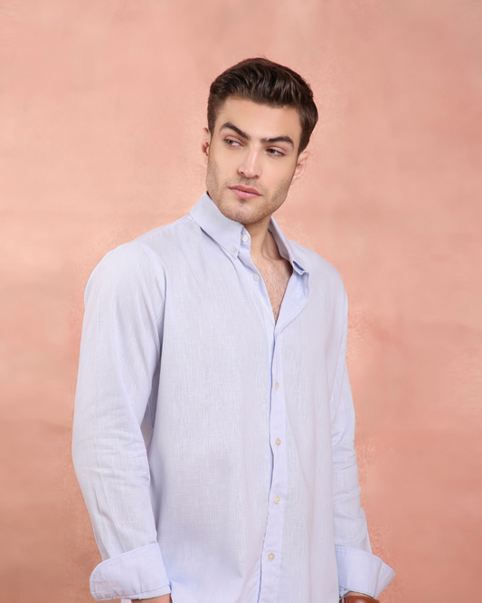 Blue Linen Shirt