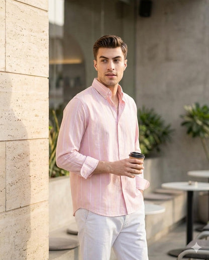 Pink Stripe Shirt