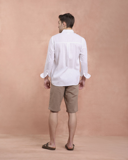 White Linen Shirt