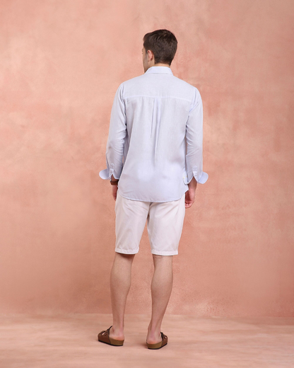 Blue Linen Shirt