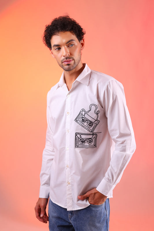 90s nostalgic white