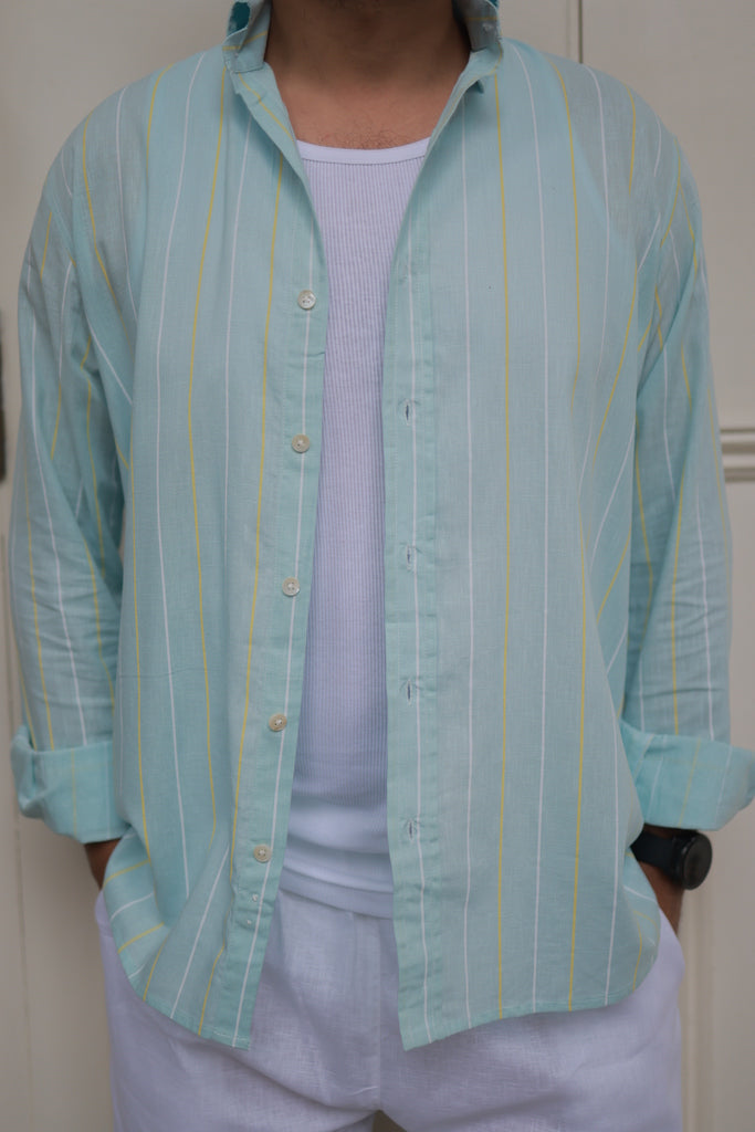 SkyBlue Stripe Shirt