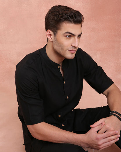 Kimono Shirt - Black